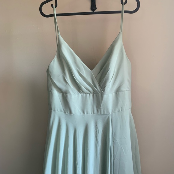 JJs House Floor Length Gown in Celadon - Picture 2 of 3